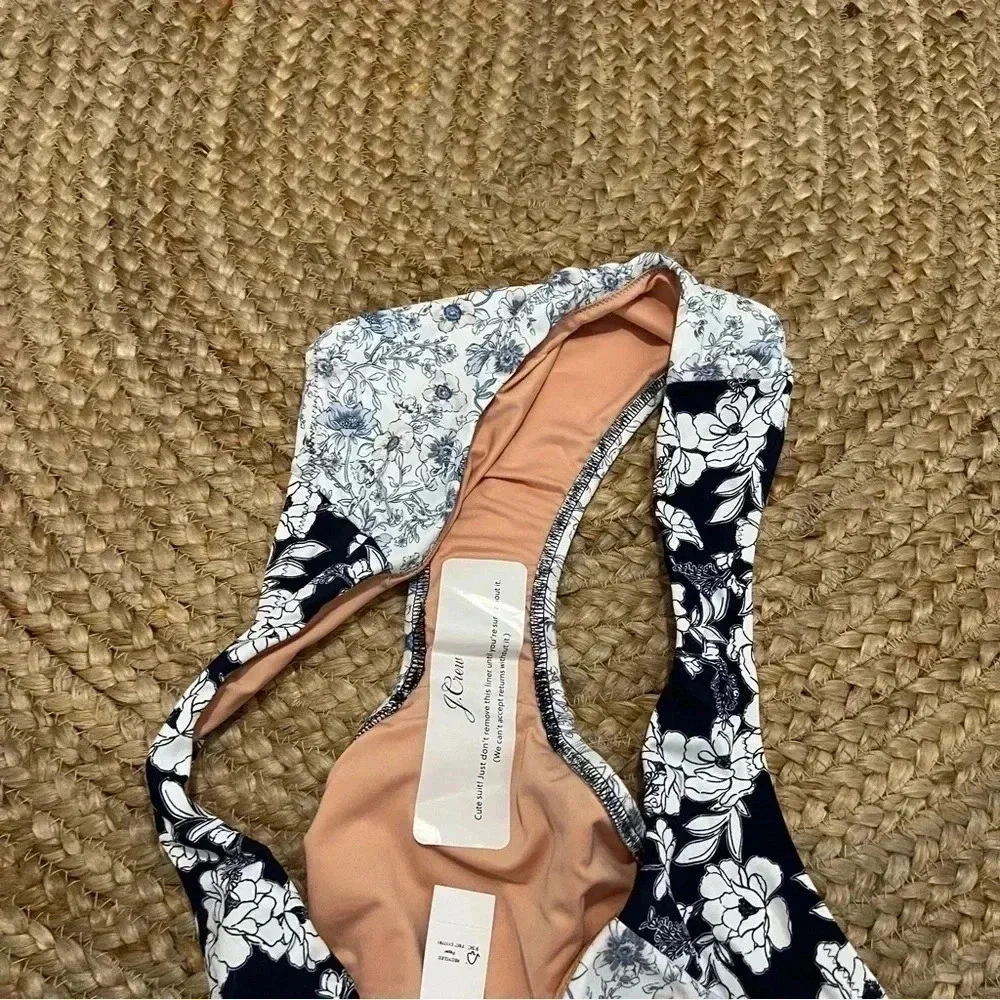 J. Crew bikini bottom Sz 3X‎ high rise cheeky bikini mixed magnolia floral